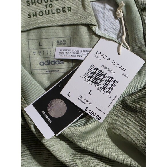 Adidas MLS LAFC Los Angeles FC 23/24 Authentic Jersey IS4878 Men's Size LARGE - Picture 15 of 15